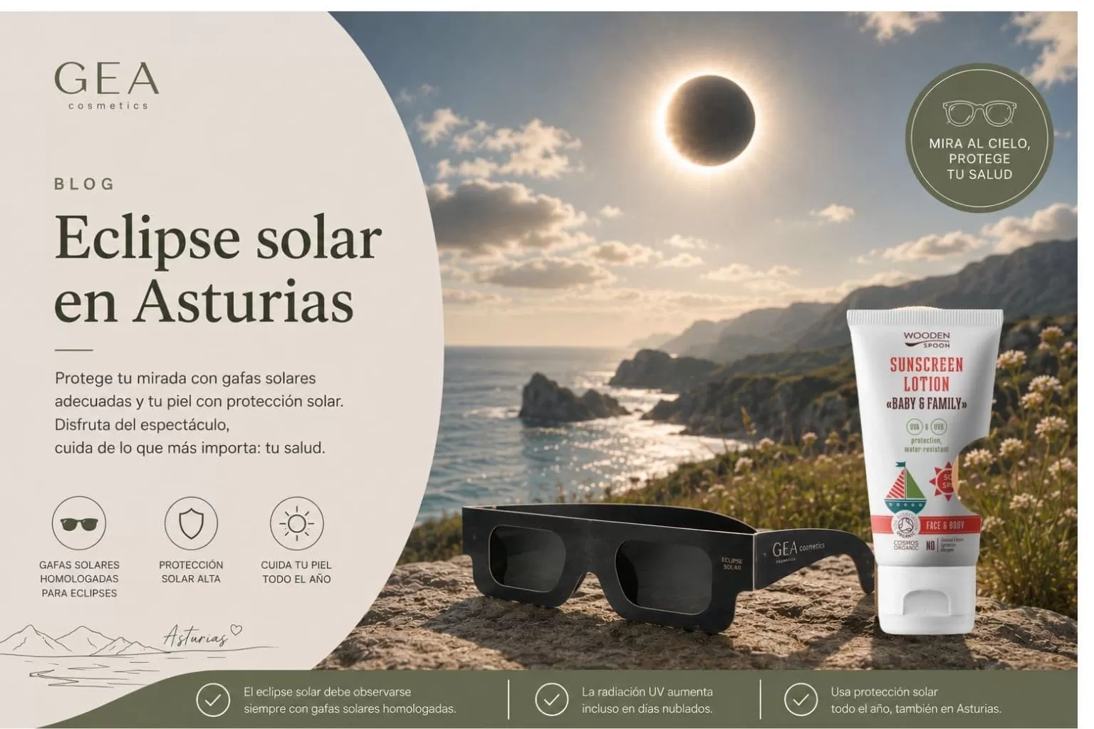 Eclipse solar en Asturias